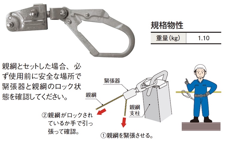 親綱/親綱緊張器/親綱斜め支柱 - 【LC+】建設仮設機材・資材の総合レンタル・販売サイト